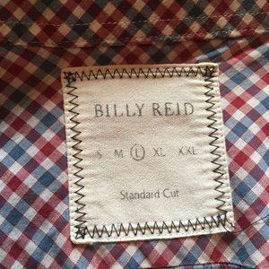 Billy Reid standard cut gingham button down